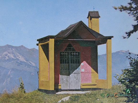 6 - Il Pilone della Navonera prima della costruzione della cappella (foto da: [Il Pilone della Navonera]) (antecedente 1984)