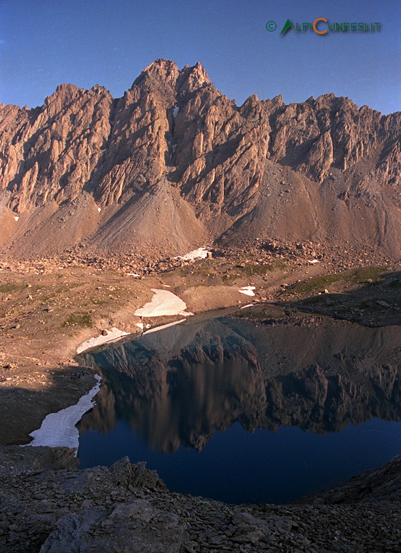 Valle Maira: il Lac des 9 Couleurs e l'Aiguille de Chambeyron (1988)