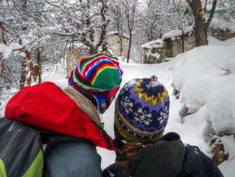 Valle Pesio: il bianco a colori a Tetti Castel (2015)