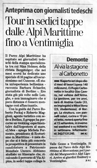 La Stampa del 03.08.2014