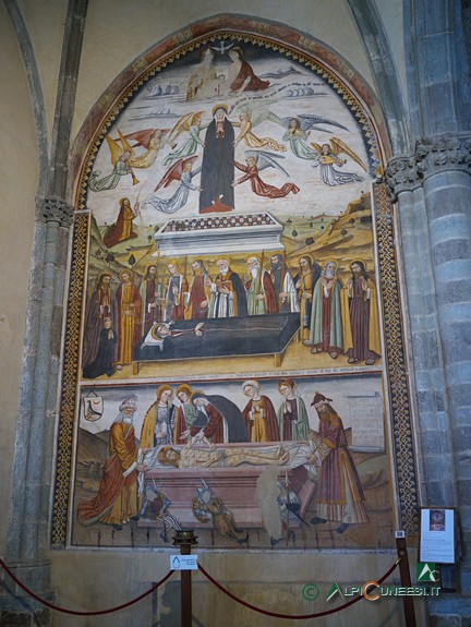 16 - Sacra di San Michele, affresco di Secondo del Bosco da Poirino, del XVI secolo (2019)