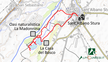 Carta schematica - Itinerario 26.03