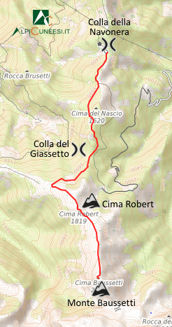 Carta schematica - Itinerario 03.09