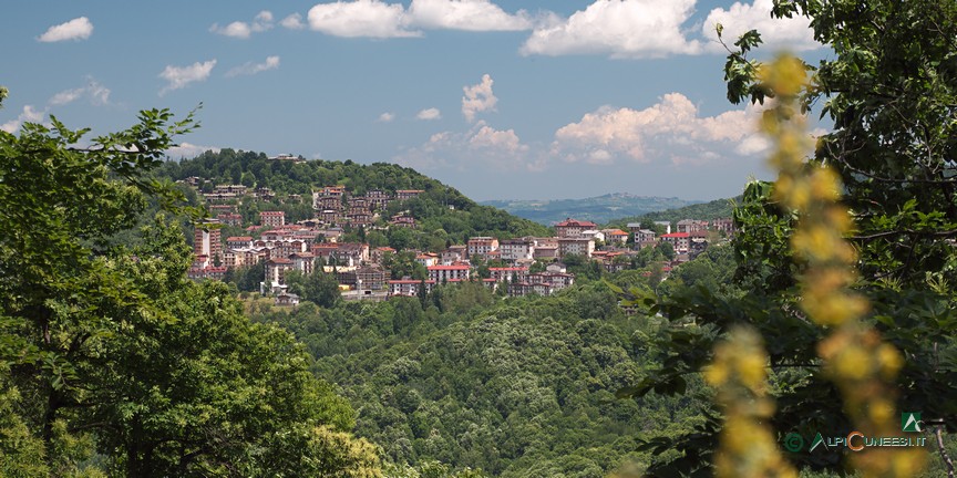 5 - Panorama su San Giacomo di Roburent dalla strada per Vernagli (2021)