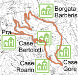 Carta schematica - Itinerario 04.04