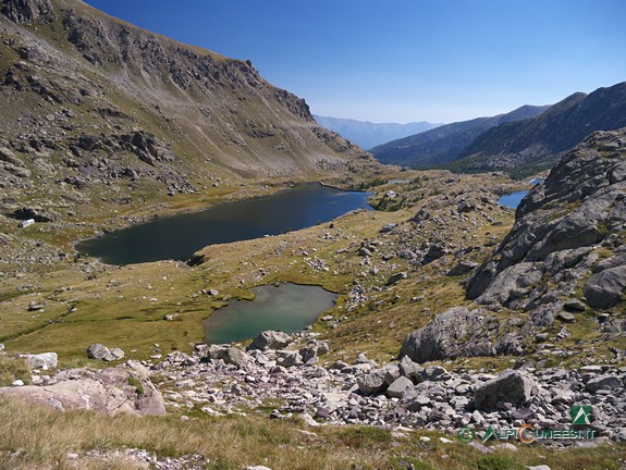 4 - Il Lac Mouton, in primo piano, e il Lac Long supérieur (2015)