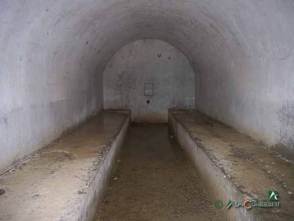 4 - Locali interni alla Batteria di Monte Agnellino, verosimilmente il deposito acqua (2015)
