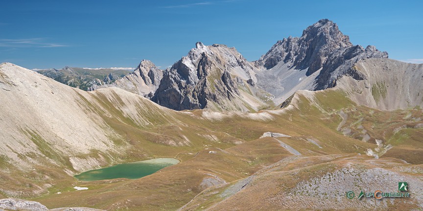 7 - Panorama sul Lac de la Reculaye dal sentiero per il Colle del Sautron (2023)