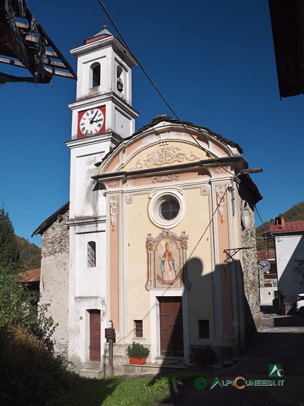 9 - La Chiesa di San Martino, della fine del XVIII secolo, a Rastello (2020)
