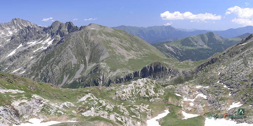 6 - Panorama sul Colle del Sabbione dal Colle del Vej del Bouc (2009)