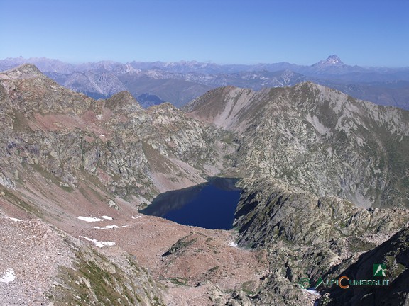 15 - Il Lago soprano della Sella dal sentiero per il Colle di Valmiana (2010)