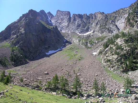 11 - Ausblick auf die Umgebung des Weihers Lagarot di Lourousa (2011)