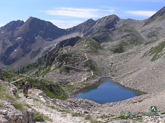 12 - Il Lago sottano di Fremamorta dai pressi del Colletto del Valasco (2011)