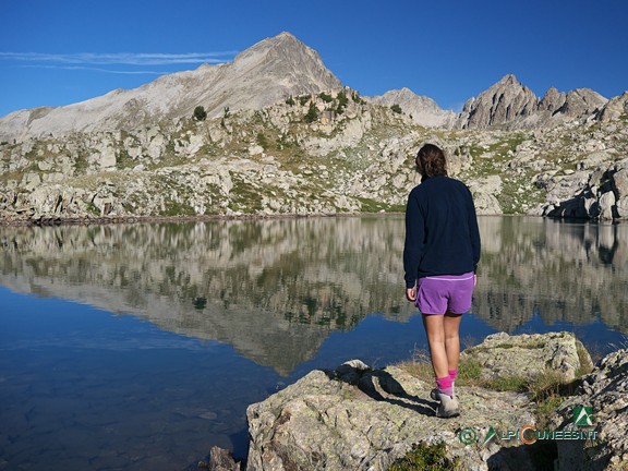 2 - Il lago a quota minore dei due lacs des Bresses (2015)