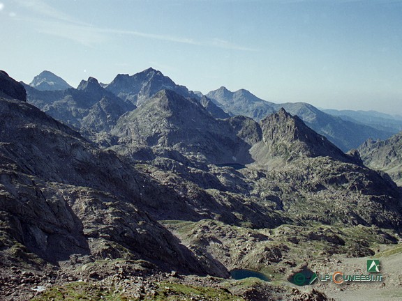 3 - Panorama verso la Francia dal Passo di Pagarì (1992)
