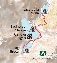 Carta schematica - Itinerario 11.05