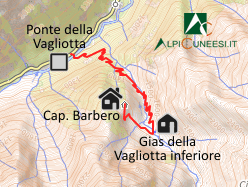 Carta schematica - Itinerario 11.18