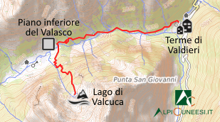 Carta schematica - Itinerario 11.22