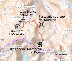 Carta schematica - Itinerario 11.27