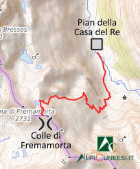 Carta schematica - Itinerario 11.34