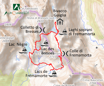 Carta schematica - Itinerario 11.44