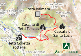 Carta schematica - Itinerario 11.46