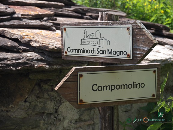 5 - Il segnavia del Cammino di San Magno (2021)