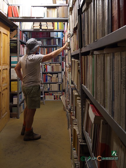 6 - La biblioteca più alta d'Europa, nella casa canonica della Parrocchiale dei Santi Giorgio e Massimo (2021)