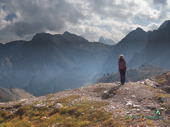 10 - Vista sul vallone dal Passo dell'Escalon (2021)