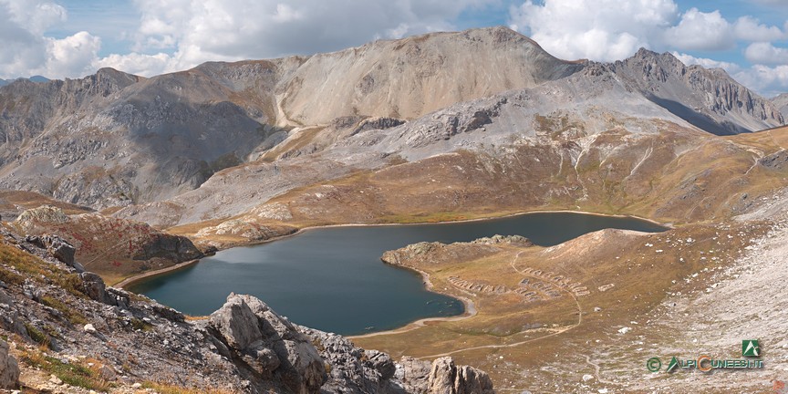 12 - Il Lago superiore di Roburent dai pressi del Colle della Scaletta (2021)