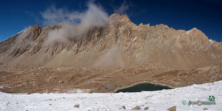 16 - L'imponente muraglia dell'Aiguille de Chambeyron (2022)