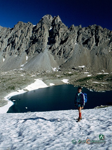 9 - Il Lac des Neuf Couleurs e l'Aiguille de Chambeyron dal Colle della Gippiera (1993)