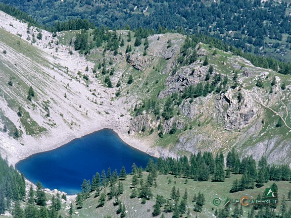 7 - Il Lago Visaisa dai pressi del Bivacco Bonelli (2004)