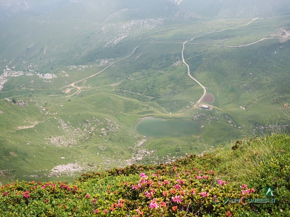 3 - Il Lago delle Scalette visto dall'alto (2022)