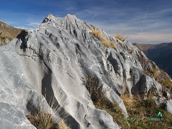 7 - Una curiosa roccia calcarea modellata a forma di montagna in miniatura! (2017)