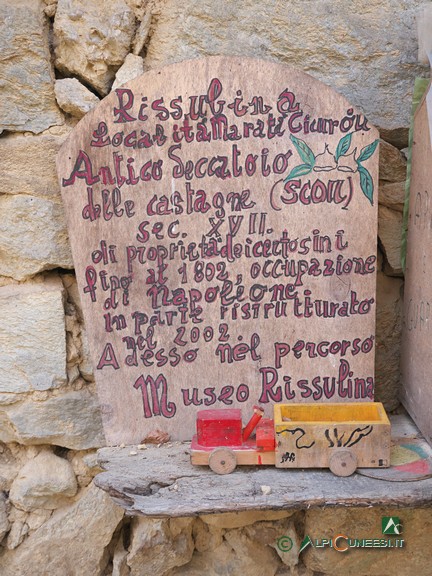 2 - Il seccatoio che fa parte del museo etnografico di Cà Rissulina (2022)