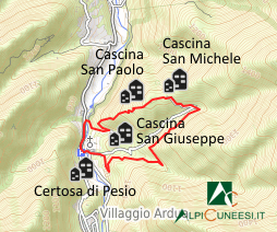 Carta schematica - Itinerario 07.09