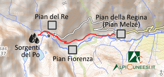 Carta schematica - Itinerario 17.02