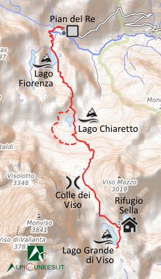 Carta schematica - Itinerario 17.03