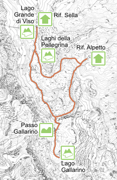 Carta schematica - Itinerario 17.06