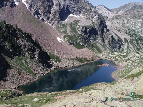 4 - Il Lago Malinvern dal sentiero per i Laghi della Paur (2005)