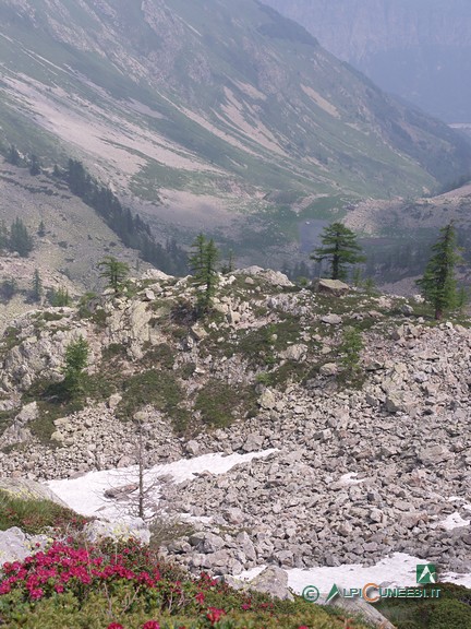 7 - La conca detritica a monte del lago sottano (2008)