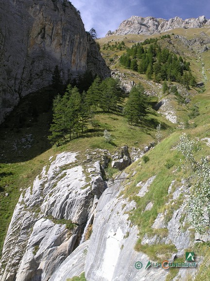 10 - La cascatella a monte delle gorge del Vallone della Madonna (2011)