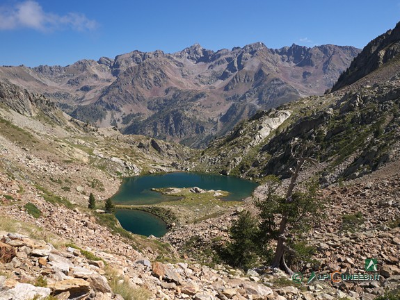 10 - I Laghi della Valletta dal sentiero per il Colle d'Orgials (2015)