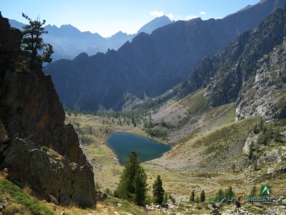 3 - Il Lago dell'Aver sottano dal sentiero per il Lago Martel (2015)