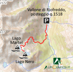 Carta schematica - Itinerario 12.05