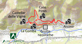 Carta schematica - Itinerario 12.12