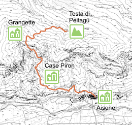 Carta schematica - Itinerario 12.18