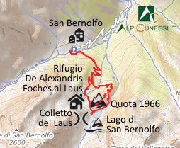 Carta schematica - Itinerario 12.22