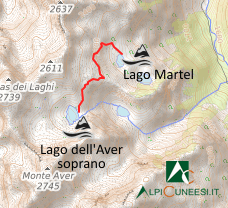 Carta schematica - Itinerario 12.35